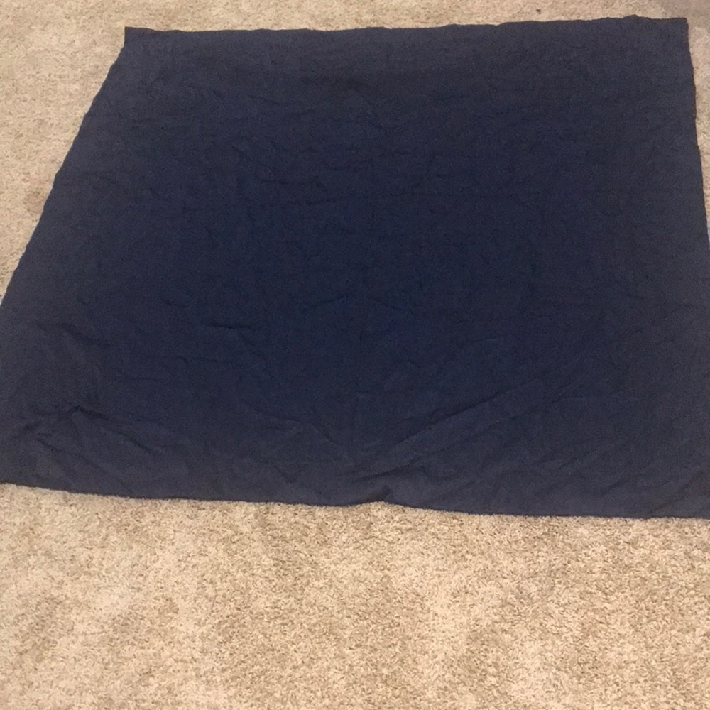 Navy blue curtains